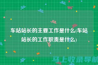 站长工作流程揭秘：打造高效网站运营团队的关键